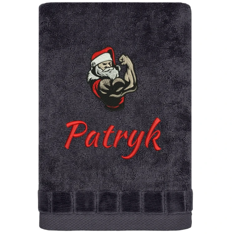 recznik-swiateczny-mikolaj-strongman-grafit.jpg