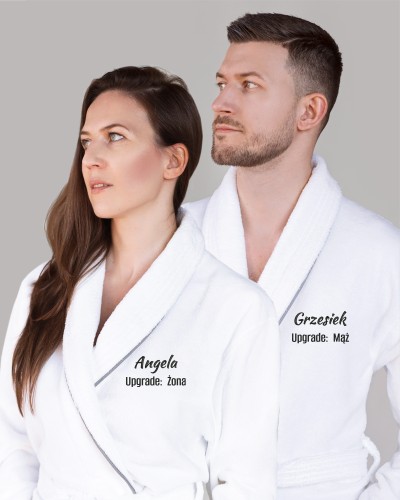 SZLAFROKI na prezent dla pary UPGRADE