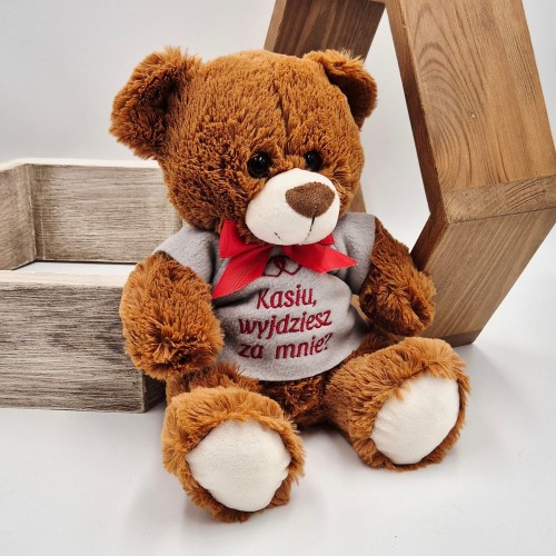 MIŚ WALENTYNKOWY dla zakochanych - z twoim tekstem - PERSONALIZACJA