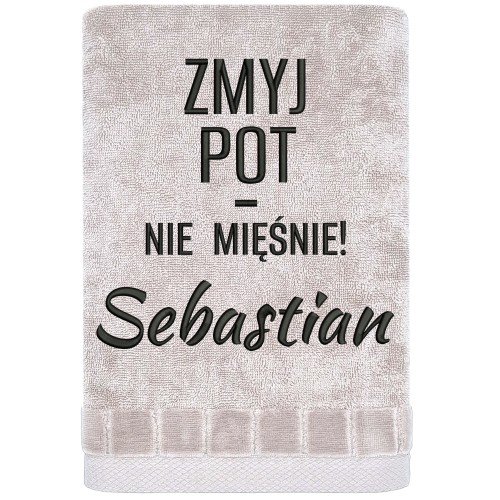 RĘCZNIK zmyj pot - nie mięśnie!