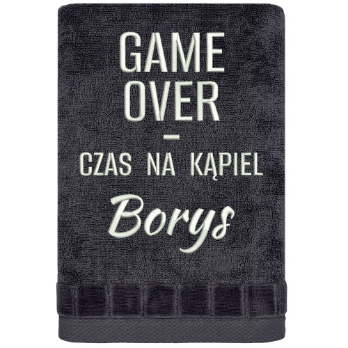 RĘCZNIK DLA GRACZA game over - czas na kąpiel