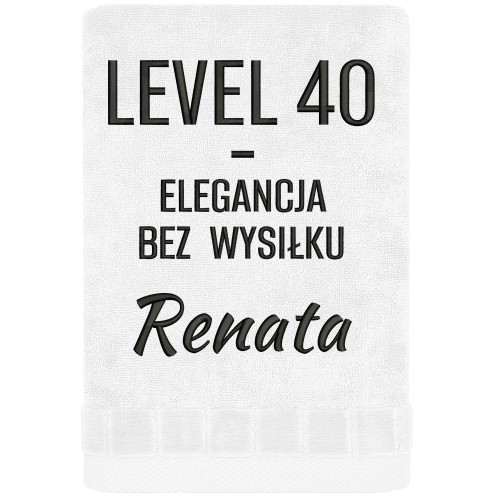 RĘCZNIK level 40 - elegancja bez wysiłku
