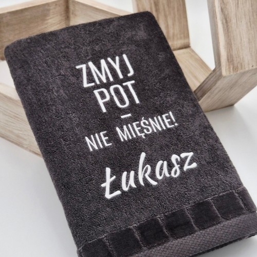 RĘCZNIK zmyj pot - nie mięśnie!