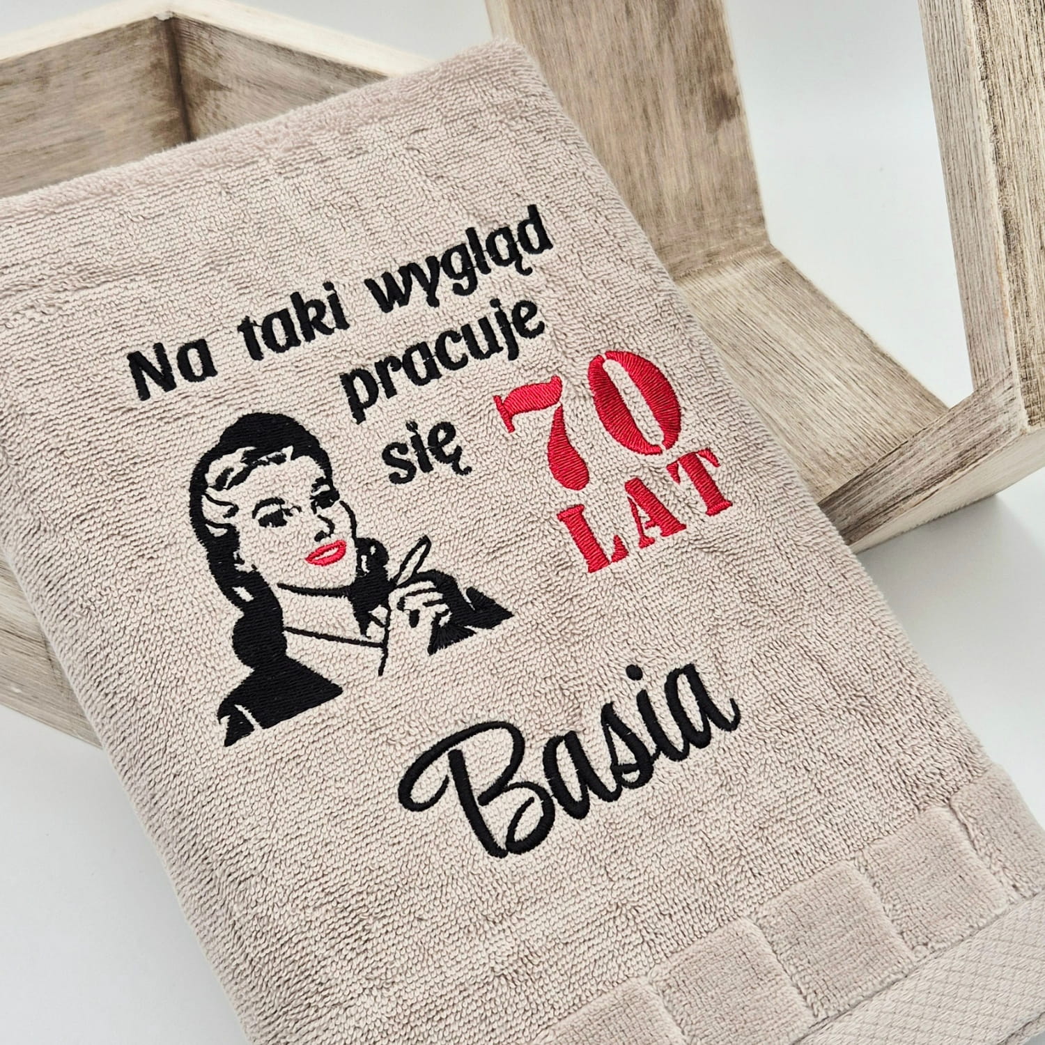 RĘCZNIK na taki wygląd pracuje się 70 lat