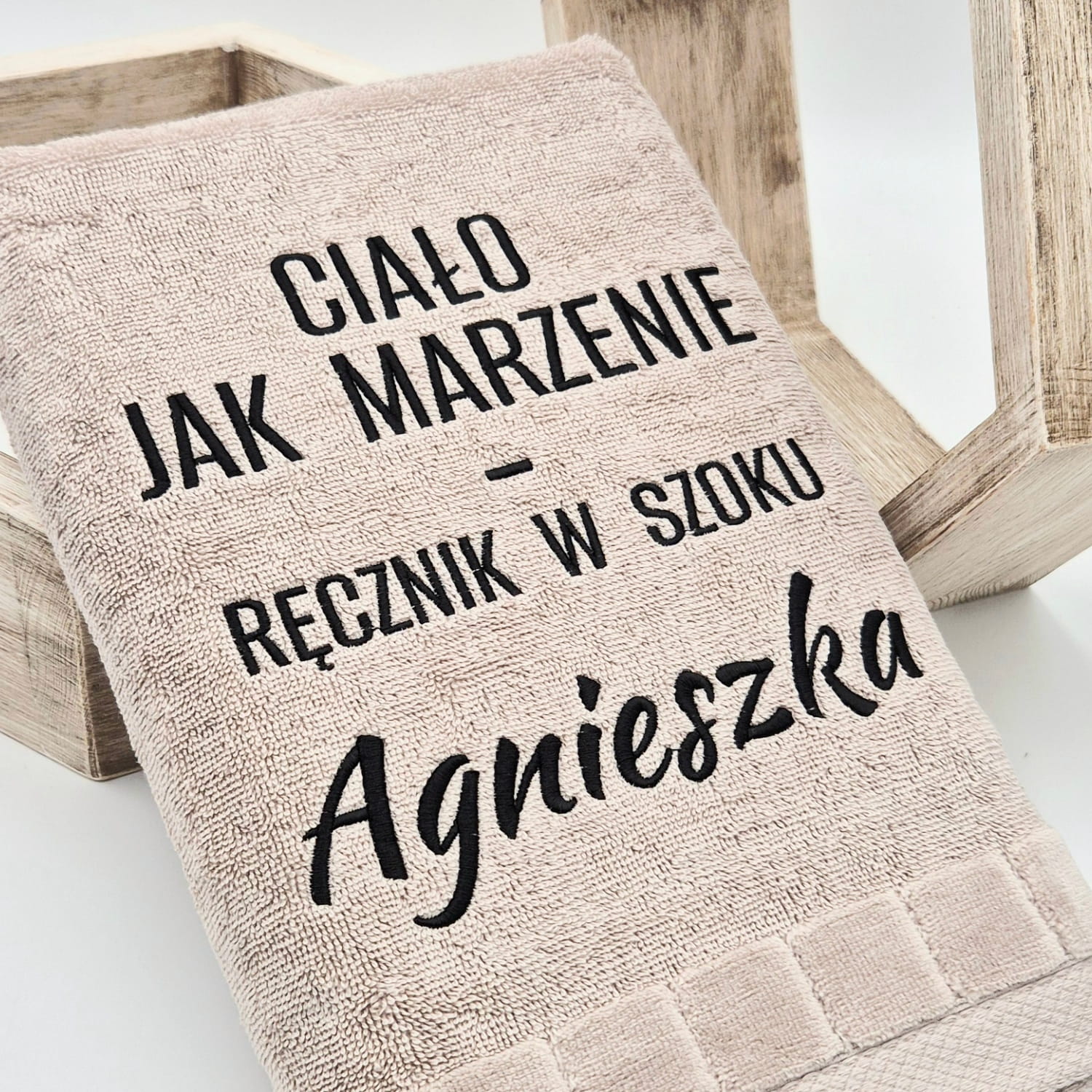 RĘCZNIK ciało jak marzenie - ręcznik w szoku