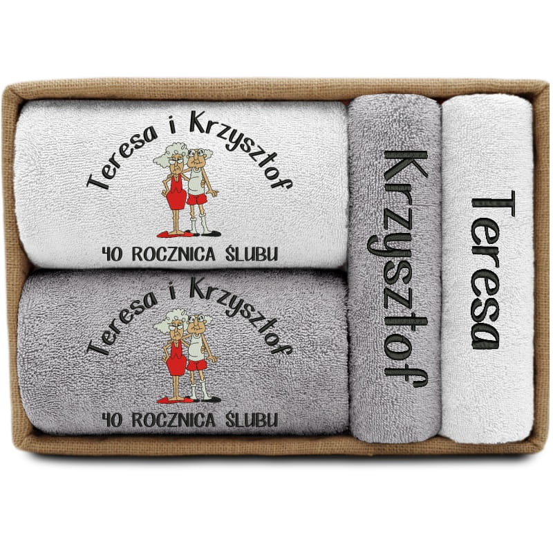 Jubilaci w Kapciach 4 RĘCZNIKI W KOSZU